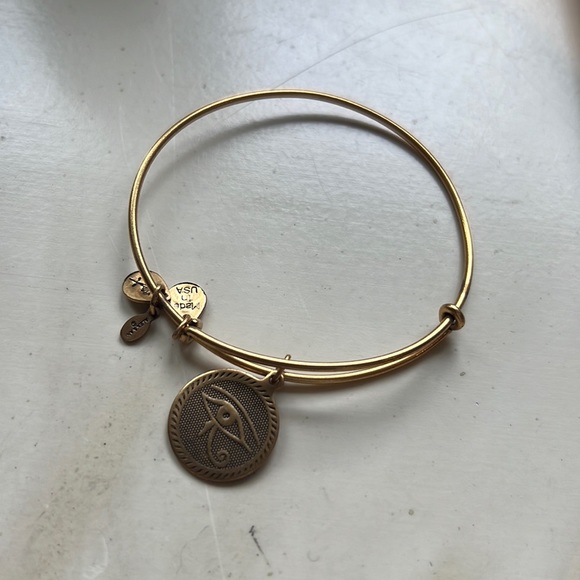 Alex & Ani Evil Eye Charm Perlen Stretch Armbänder Damengröße 6
